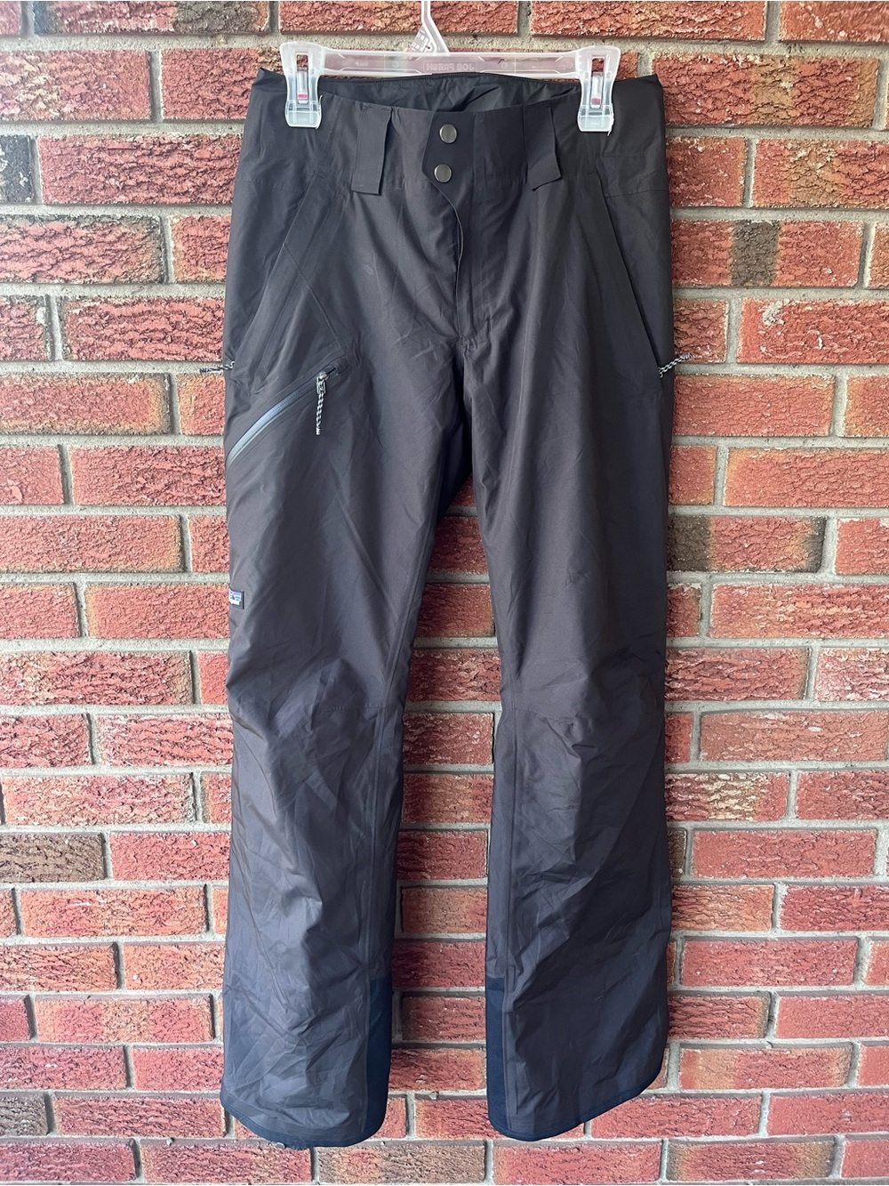 Patagonia Women's Insulated Powder Town Ski Pants Sz Xs black